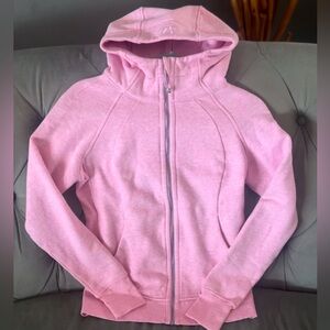 ⭕️SOLD⭕️ Like New! Lulu full zip Scuba hoodie.